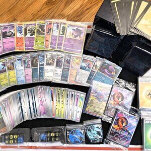 Pokémon TCG Mega Evolution Charizard Sleeves/ Dice/ Promo/ Energy Cards /Coins